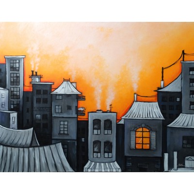 Reproduction de la toile 