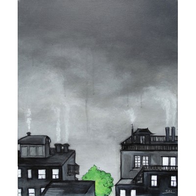 Reproduction de la toile 