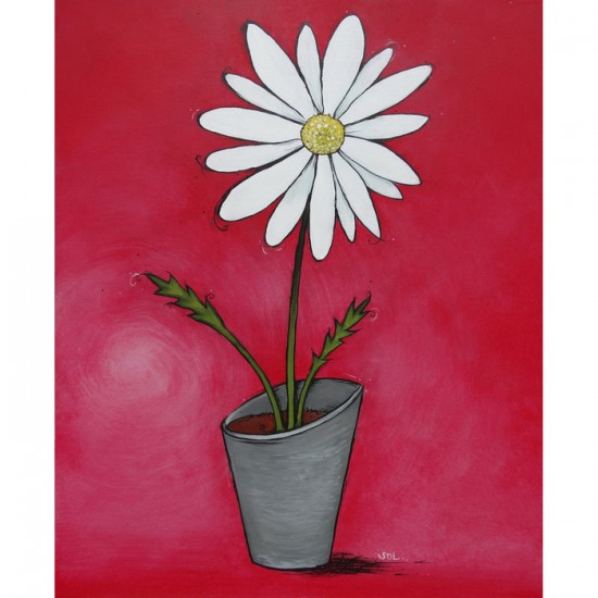 Reproduction de la toile "Marguerite" de Marie-Sol St-Onge