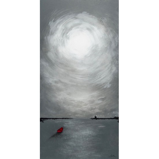 Reproduction de la toile "Grisaille" de Marie-Sol St-Onge