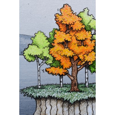 Reproduction de la toile "La différence" de Marie-Sol St-Onge
