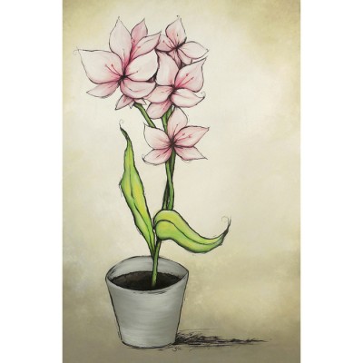 Cartes de souhaits, collection « Offrir une fleur » 