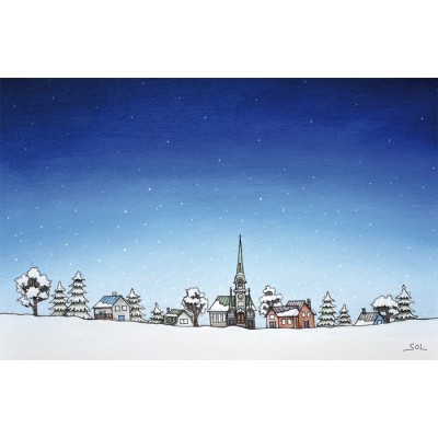 Cartes de souhaits, collection « Nos hivers »