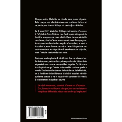 "Se relever sans mains ni pieds" écrit par Marie-Sol St-Onge