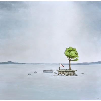 Reproduction de la toile 