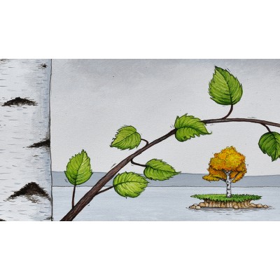 Reproduction de la toile "Bienveillance" de Marie-Sol St-Onge