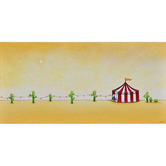 Reproduction de la toile "Le chapiteau" de Marie-Sol St-Onge