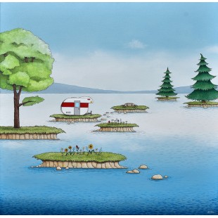 Reproduction de la toile 