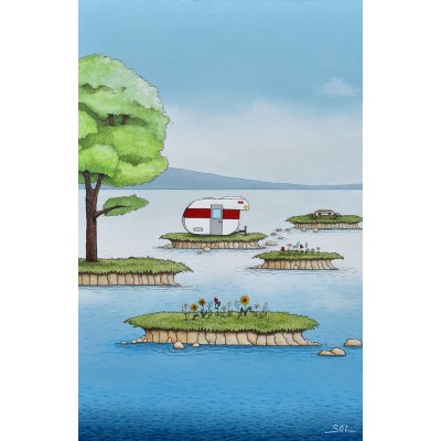 Cartes de souhaits, collection « Havres de paix »