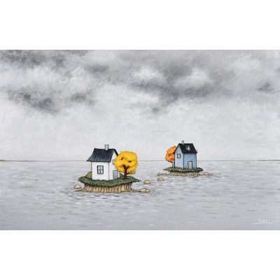Cartes de souhaits, collection « Le bouleau jaune »