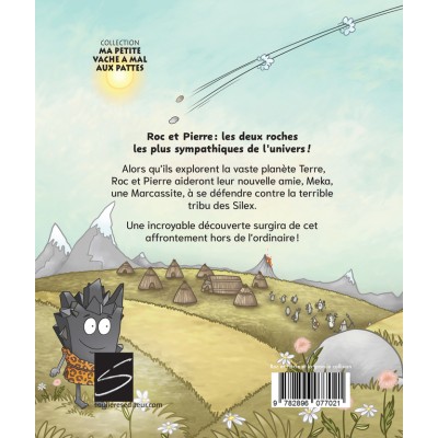 "Roc et Pierre et la grande collision" écrit par Alin Robert et illustré par Marie-Sol St-Onge
