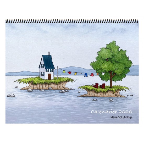 Calendrier 2026 de Marie-Sol St-Onge