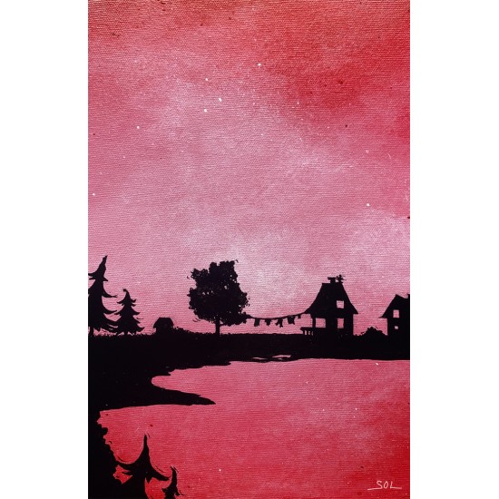 Carte de souhaits "Un petit coin tranquille" de Marie-Sol St-Onge