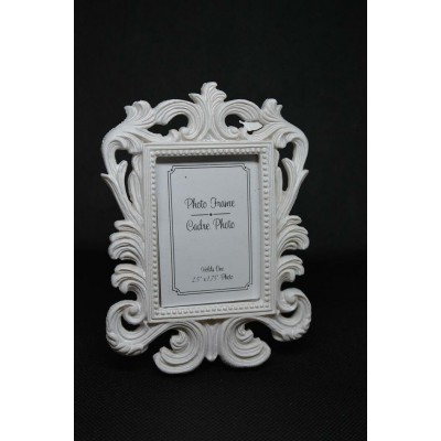 Cadre Photo Mini  Carré Blanc 1¾  x 2 ½