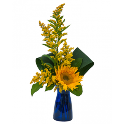 Bouquet de fleurs Soleil enflammé