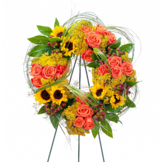 Couronne funéraire Heaven Sunset