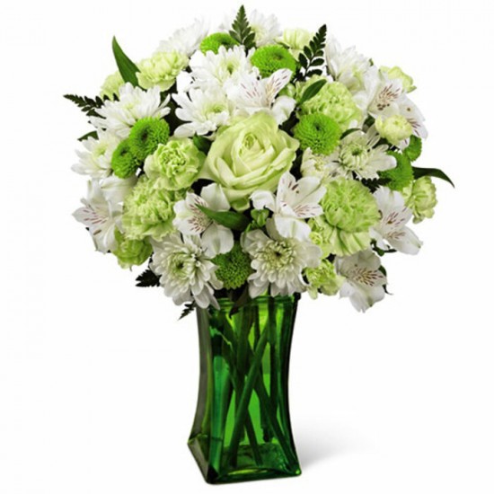 Bouquet de fleurs pour homme Lime Licious