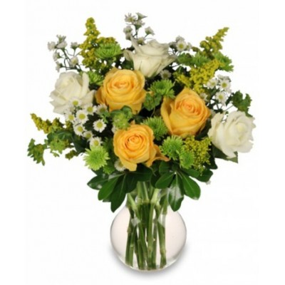 Bouquet de fleurs Touche ensoleillée