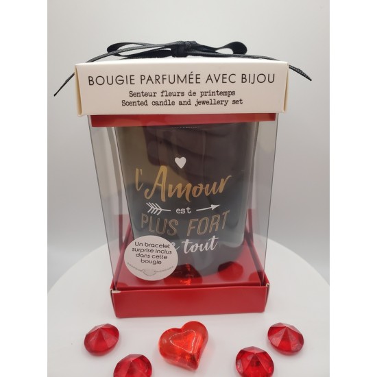 Cadeau Amour Chandelle L'Amour est plus fort que tout