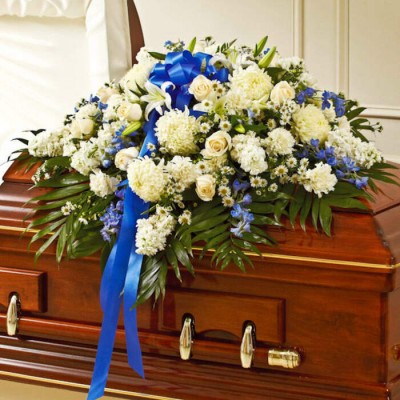 Coussin funéraire Blue for Life
