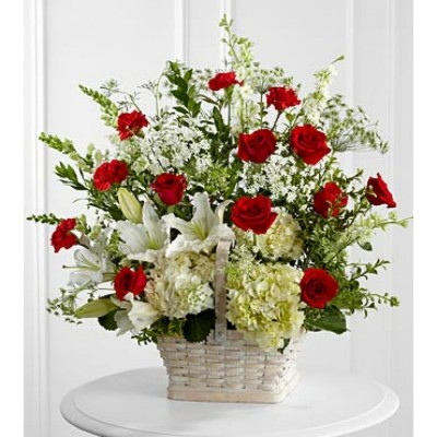 Corbeille funéraire In Loving Memory