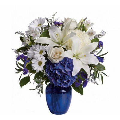 Bouquet de fleurs Beautiful in Blue Bouquet de fleurs Beautiful in Blue