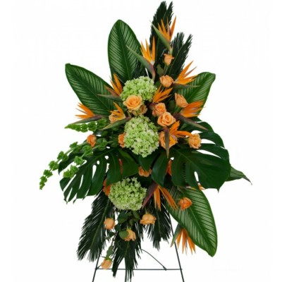 Gerbe funéraire Tropical Tribute