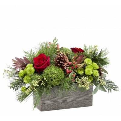 Bouquet de Noël Christmas Cabin