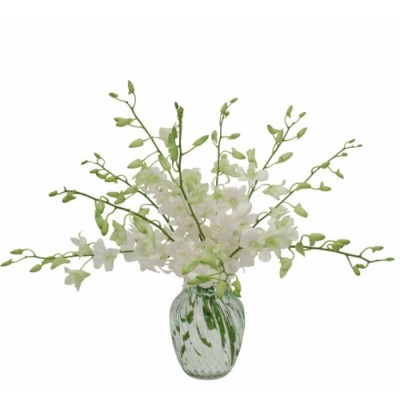 Arrangement funéraire White Orchids