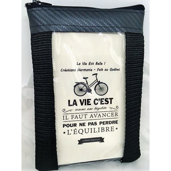 Sac de guidon pour vélo - noir