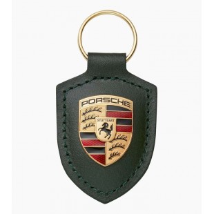 Porte-clés écusson Porsche  – Vert Chêne Néo...