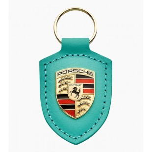 Porte-clés écusson Porsche - Vert Menthe
