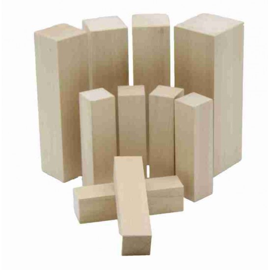 Kit de bloc de bois pour sculture en tillieul