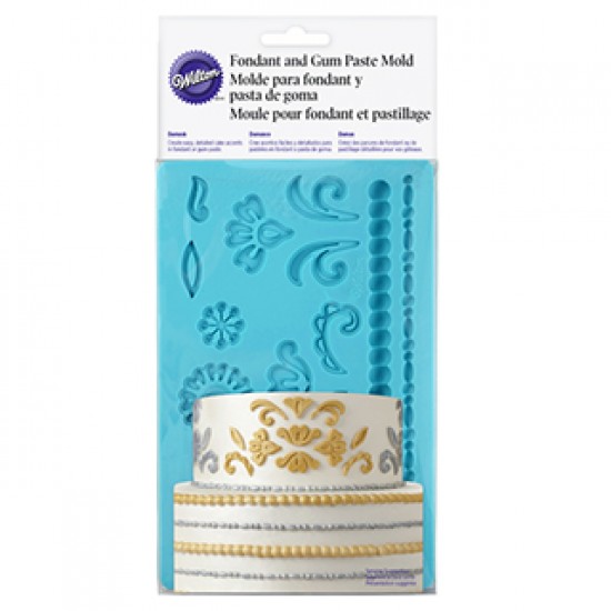 Moule silicone Damask