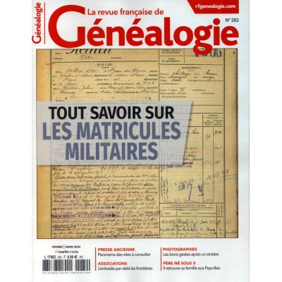 LA REVUE FRANÇAISE DE GÉNÉALOGIE