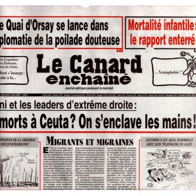 LE CANARD ENCHAÎNÉ