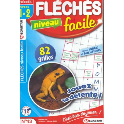 FLÉCHÉS NIVEAU FACILE  NIVEAU 1 À 2