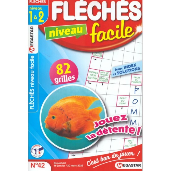 FLÉCHÉS NIVEAU FACILE  NIVEAU 1 À 2