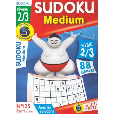 SC SUDOKU MEDIUM NIVEAU 2/3