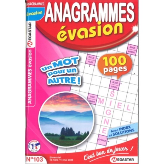 ANAGRAMMES ÉVASION
