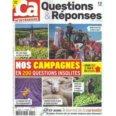 ÇA M'INTÉRESSE QUESTIONS ET RÉPONSES