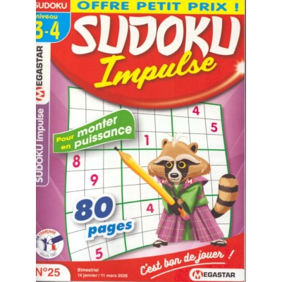 SUDOKU IMPULSE NIVEAU 3-4