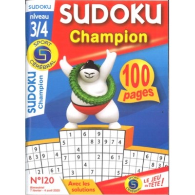 SC SUDOKU CHAMPION NIVEAU 3/4