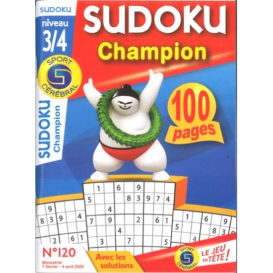 SC SUDOKU CHAMPION NIVEAU 3/4