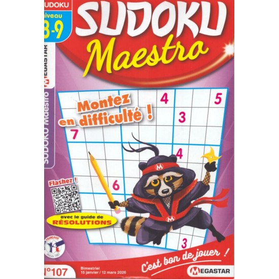 SUDOKU MAESTRO NIVEAU 8-9