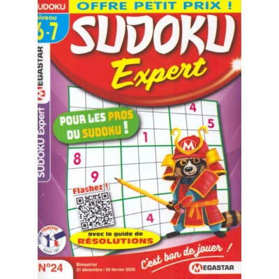 SUDOKU EXPERT NIVEAU 6-7