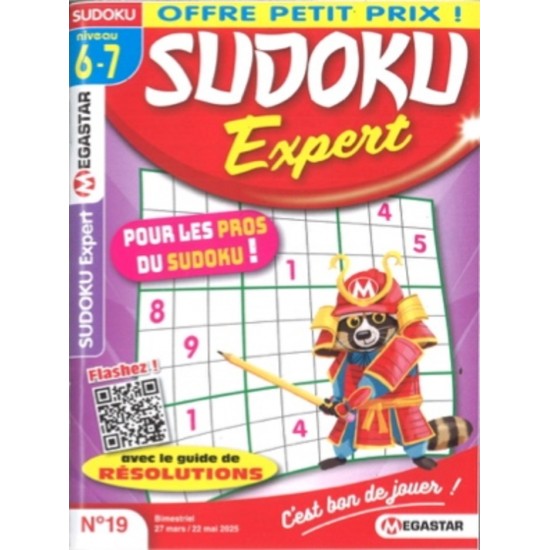 SUDOKU EXPERT NIVEAU 6-7