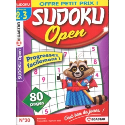 SUDOKU OPEN NIVEAU 2-3