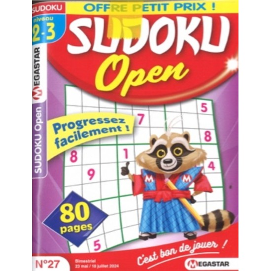 SUDOKU OPEN NIVEAU 2-3