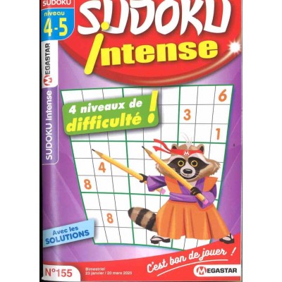 SUDOKU INTENSE NIVEAU 4-5